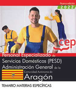 Personal Especializado de Servicios Domésticos (PESD). Administración General de la Comunidad Autónoma de Aragón. Temario materias específicas Imagen principal del producto