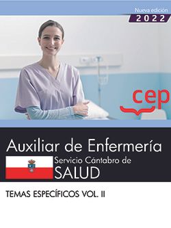 Auxiliar de Enfermería. Servicio Cántabro de Salud. Temas específicos. Vol.II Imagen principal del producto