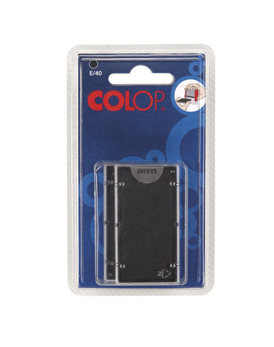 Blister 2 Recambios Almohadilla Modelo E/55 Negro COLOP España Imagen principal del producto