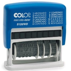 Sello Fechador Automático Palabra y Fecha COLOP