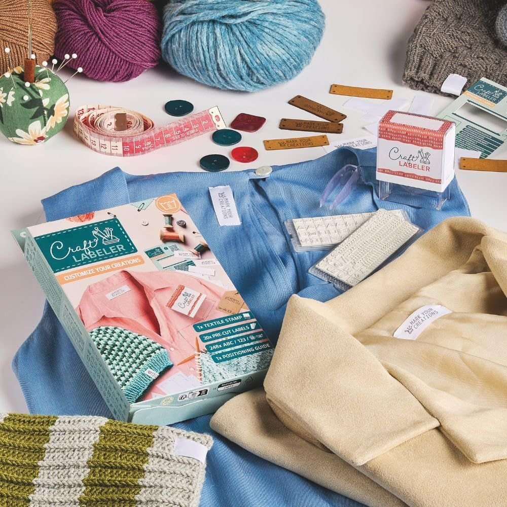 Juego de Sellos Textiles Craft Labeler Mine