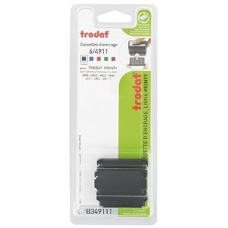 Recambio Almohadilla Tinta Azul Sello 4911 Blister 2 Uds Trodat Imagen principal del producto
