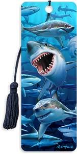 MARCAPAGINAS 3D SHARK CLUB | 6 UNIDADES | (ARTGAME) Imagen principal del producto