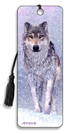 MARCAPAGINAS 3D SNOW WOLF | 6 UNIDADES | (ARTGAME)