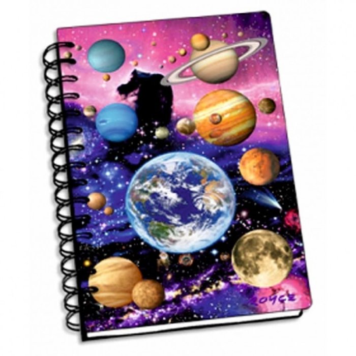 Libreta espiral A6 Planets 3D ARTGAME Imagen principal del producto