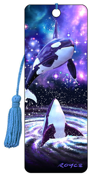 MARCAPAGINAS 3D SPACE ORCAS | 6 UNIDADES | (ARTGAME) Imagen principal del producto