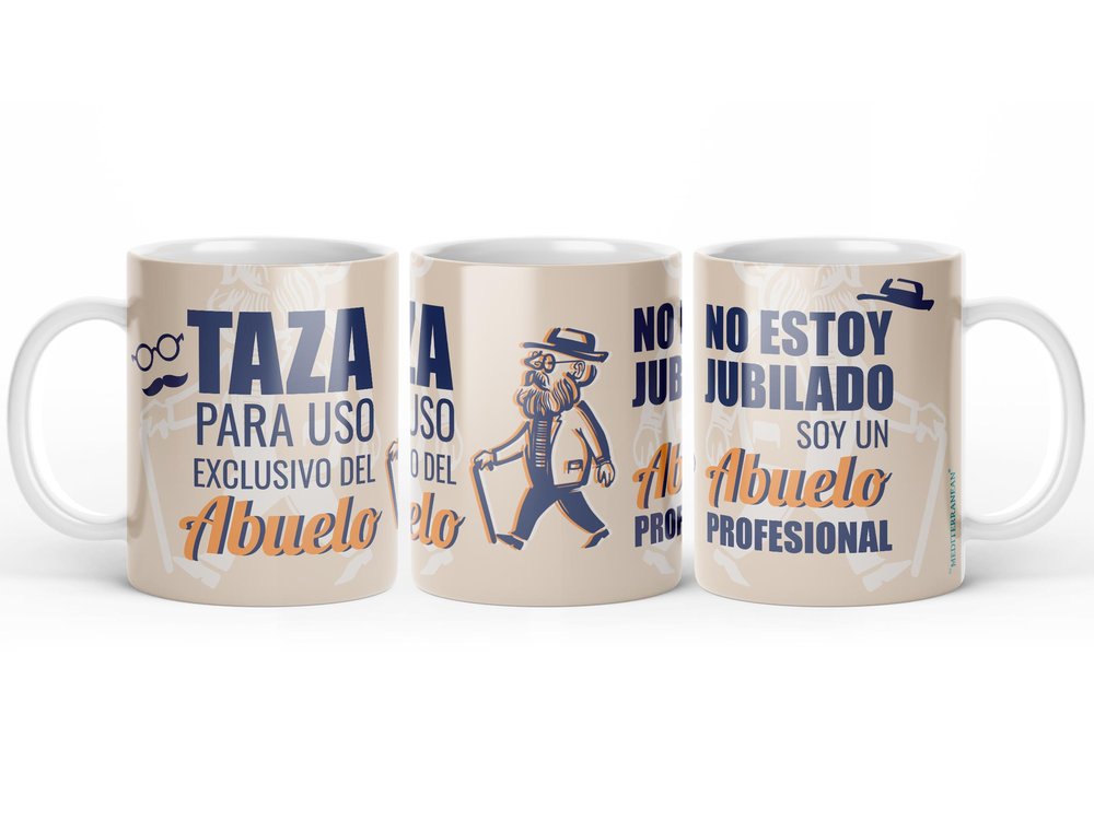 TAZA DE CERAMICA 350 ML ABUELO | LAMPARAS MEDITERRANEAN | 1 UNIDAD | 9502773366495 Imagen principal del producto