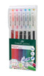 Roller Faber Fast Gel Roller Blister 6 Colores Surtidos Marca Faber Castell