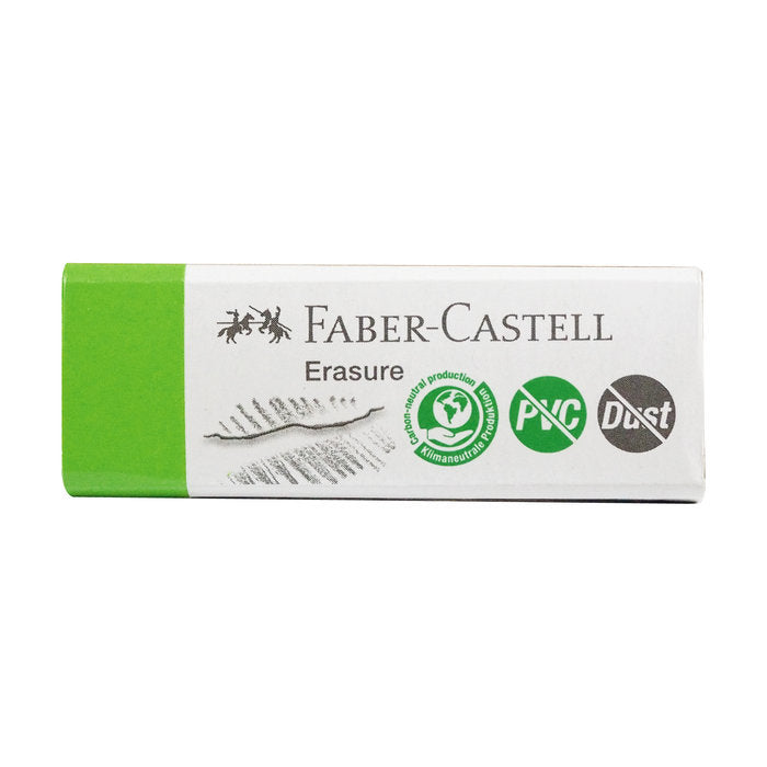 GOMA FABER SIN PVC DUST-FREE VERDE | 20 UNIDADES | (FABER CASTELL) Imagen principal del producto