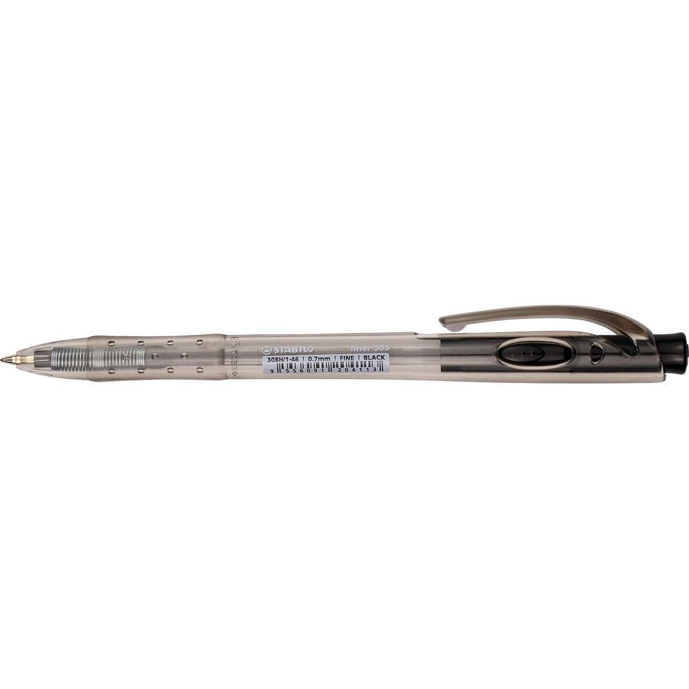 Bolígrafo Stabilo Liner 308H Fino 0,7 mm Negro