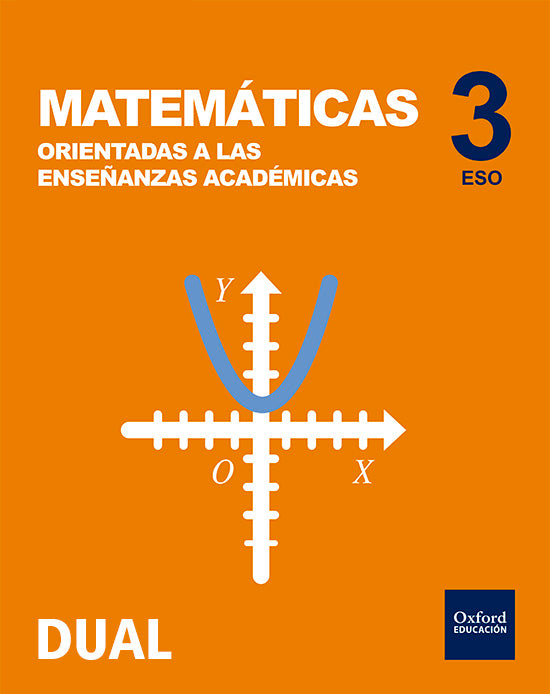 Inicia Matemáticas orientadas a las enseñanzas académicas 3.o ESO. Libro del alumno | Varios autores | 9780190509026 (OXFORD) Imagen principal del producto