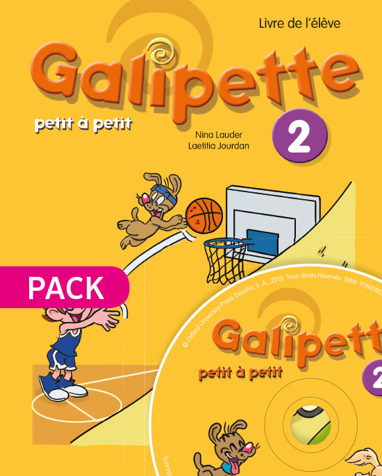 Galipette petit à petit 2. Pack Livre de l'élève + CD | Varios autores | 9780190519308 (OXFORD) Imagen principal del producto