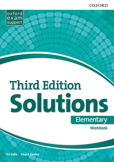 Solutions 3rd Edition Elementary. Workbook Pk | Varios autores | 9780190541859 (OXFORD) Imagen principal del producto