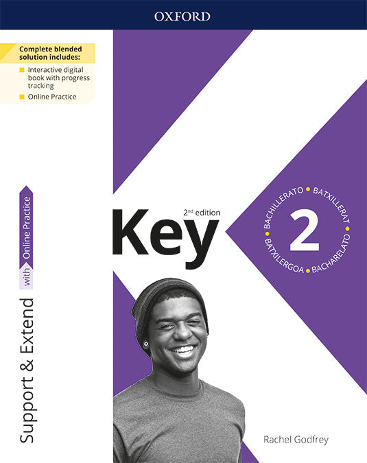 Key to Bachillerato 2. Exam Trainer & Support &Extend pack. 2 Edition | Varios autores | 9780190543327 (OXFORD) Imagen principal del producto