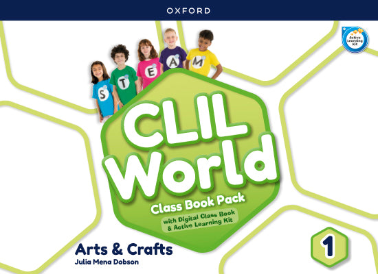 CLIL World Arts & Crafts 1. Class book | Varios autores | 9780190544799 (OXFORD) Imagen principal del producto