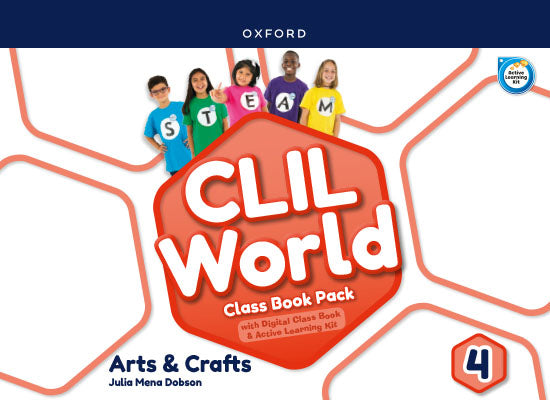 CLIL World Arts & Crafts 4. Class book. Aa. Vv. (Oxford University Press España, S.A.) 9780190544829