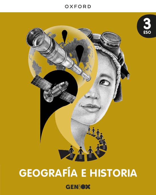 Geografía e Historia 3º ESO. Libro del estudiante PACK. GENiOX (Castilla y León). Varios Autores (Oxford University Press España, S.A.) 9780190547554 Imagen principal del producto