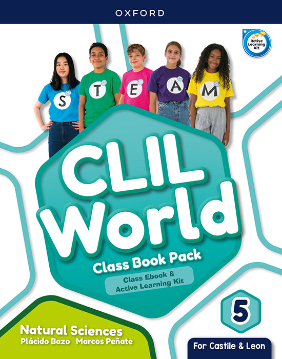 CLIL World Natural Sciences 5. Class Book (Castile & Leon) | Varios autores | 9780190548124 (OXFORD) Imagen principal del producto