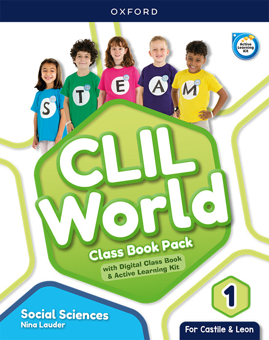 CLIL World Social Sciences 1. Class book (Castile & Leon) | Varios autores | 9780190548148 (OXFORD) Imagen principal del producto