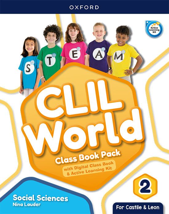 CLIL World Social Sciences 2. Class book (Castile & Leon) | Varios autores | 9780190548155 (OXFORD)