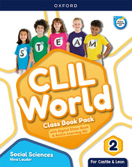 CLIL World Social Sciences 2. Class book (Castile & Leon) | Varios autores | 9780190548155 (OXFORD)