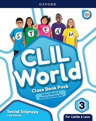 CLIL World Social Sciences 3. Class book (Castile & Leon) | Varios autores | 9780190548162 (OXFORD)