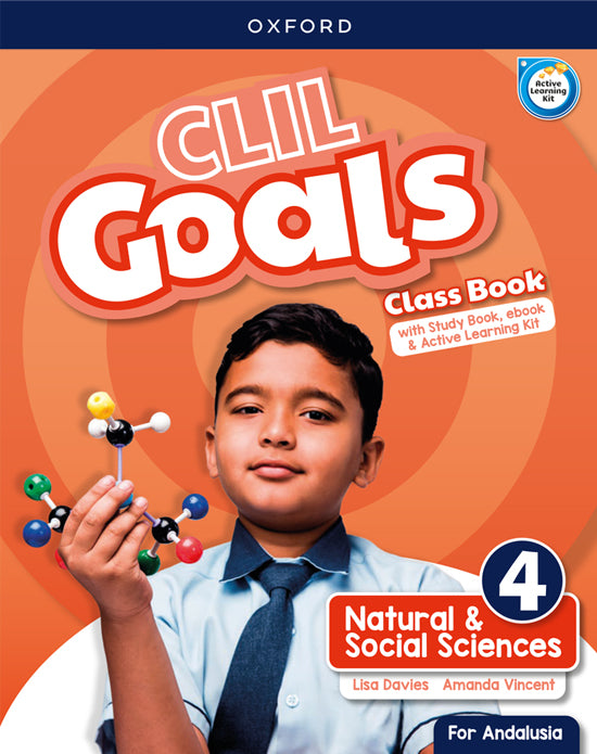 CLIL Goals Natural & Social Sciences 4. Class book Pack (Andalusia) | Varios autores | 9780190550493 (OXFORD) Imagen principal del producto