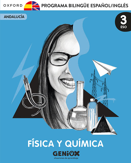 Física y Química 3ºESO. Pack Programa Bilingüe. GENiOX Situaciones de aprendizaje (Andalucía) | Varios autores | 9780190554934 (OXFORD) Imagen principal del producto