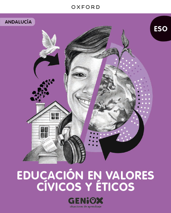 Educación en Valores Cívicos y Éticos 2ºESO. Libro del estudiante. GENiOX Situaciones de aprendizaje (Andalucía) | Varios autores | 9780190556020 (OXFORD) Imagen principal del producto