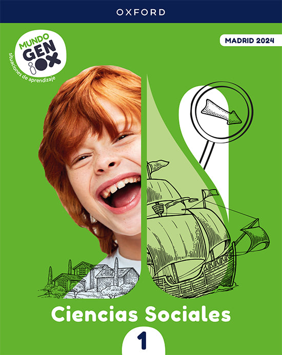 Mundo Geniox Ciencias Sociales 1. Libro del estudiante | Varios autores | 9780190557034 (OXFORD) Imagen principal del producto