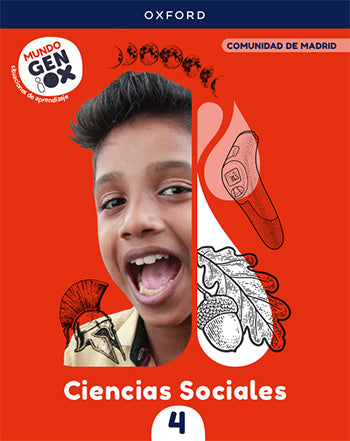 Mundo Geniox Ciencias Sociales 4. Libro del estudiante | Varios autores | 9780190557065 (OXFORD) Imagen principal del producto
