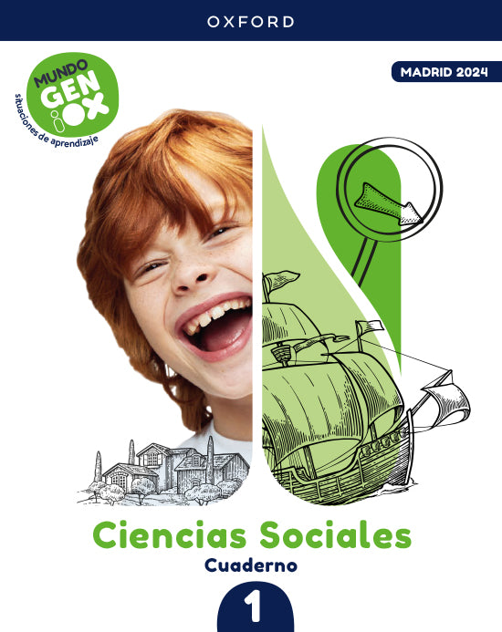 Mundo Geniox Ciencias Sociales 1. Cuaderno de Actividades | Varios autores | 9780190557096 (OXFORD) Imagen principal del producto