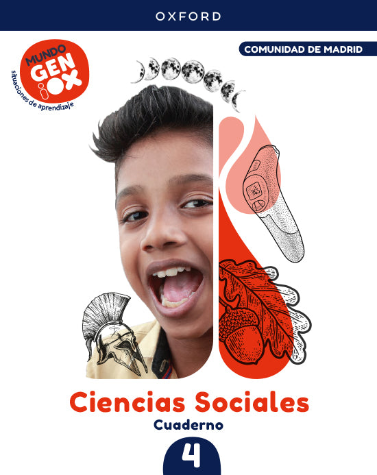 Mundo Geniox Ciencias Sociales 4. Cuaderno de Actividades | Varios autores | 9780190557126 (OXFORD) Imagen principal del producto