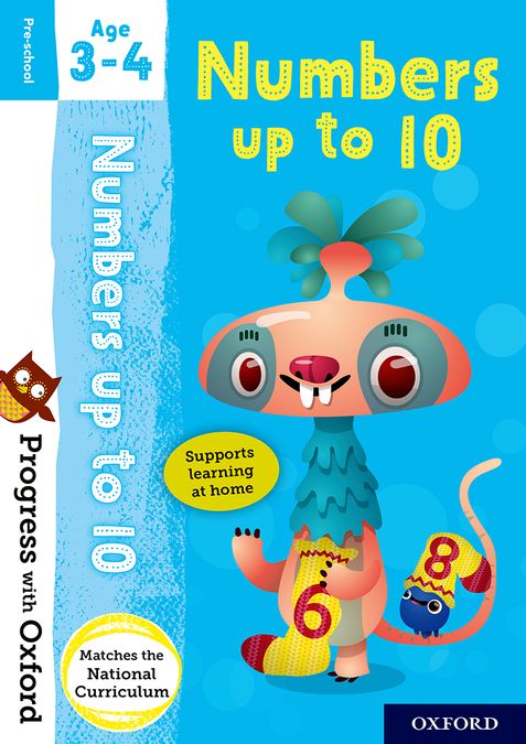 Progress with Oxford: Numbers up to 10 Age 3-4 | Varios autores | 9780192765420 (OXFORD) Imagen principal del producto