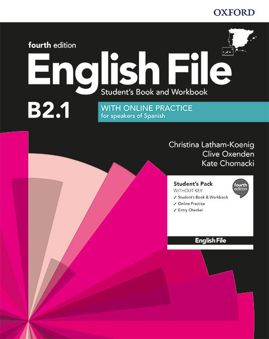English File 4th Edition B2.1. Student's Book and Workbook without Key Pack | Varios autores | 9780194038744 (OXFORD)
