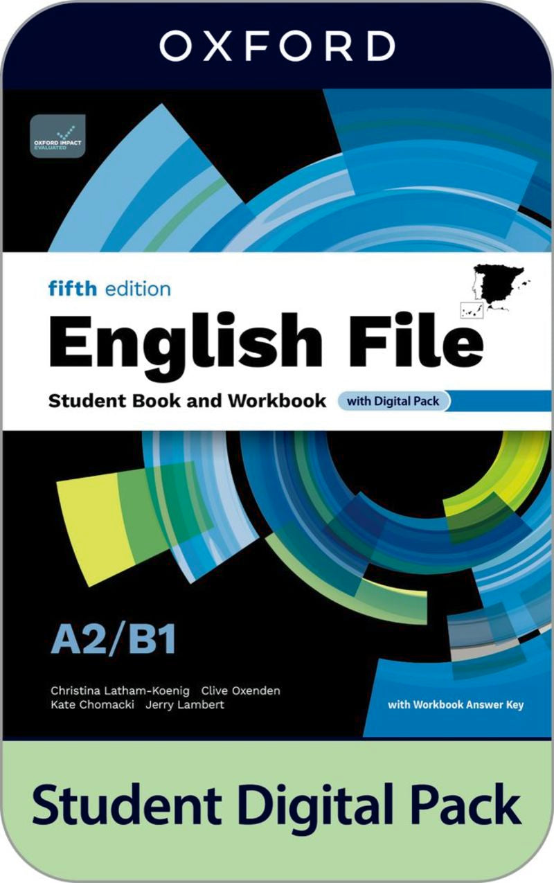 ENGLISH FILE A2/B1 5TH EDITION PACK | Varios autores | 9780194145510 (Oxford University Press) Imagen principal del producto