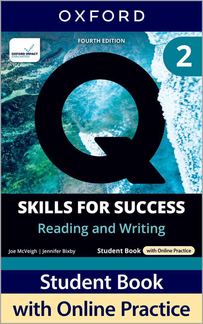 Q Skills for Success (4th Edition). Reading & Writing 2. Student's Book Pack. Joe McVeigh (Oxford University Press España, S.A.) 9780194155205 Imagen principal del producto
