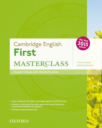 Cambridge English First Certificate Masterclass. Student's Book Online Practice Test Exam Pack 2015 Edition | Varios autores | 9780194512688 (OXFORD) Imagen principal del producto