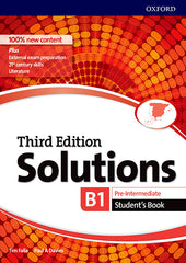 Solutions 3rd Edition Pre-Intermediate. Student's Book | Varios autores | 9780194523646 (OXFORD)