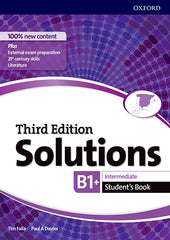 Solutions 3rd Edition Intermediate. Student's Book | Varios autores | 9780194523653 (OXFORD)