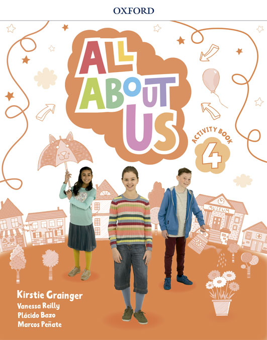 All About Us 4. Activity Book Pack | Varios autores | 9780194562256 (OXFORD) Imagen principal del producto