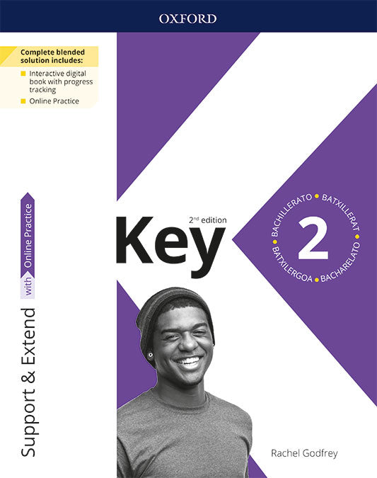 Key to Bachillerato 2. Support &Extend pack. 2 Edition | Varios autores | 9780194832366 (OXFORD) Imagen principal del producto