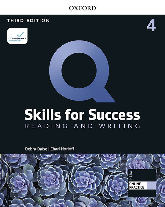 Q Skills for Success (3rd Edition). Reading & Writing 4. Student's Book Pack | Varios autores | 9780194903950 (OXFORD) Imagen principal del producto