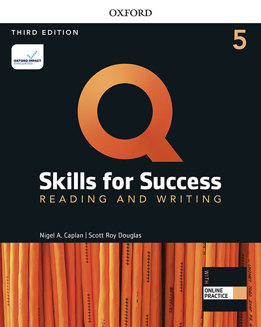 Q Skills for Success (3rd Edition). Reading & Writing 5. Student's Book Pack. Varios Autores (Oxford University Press España, S.A.) 9780194903967 Imagen principal del producto
