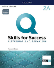 Q Skills for Success (3rd Edition). Listening & Speaking 2. Split Student's Book Pack Part A | Varios autores | 9780194904902 (OXFORD)