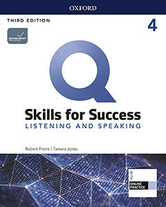 Q Skills for Success (3rd Edition). Listening & Speaking 4. Student's Book Pack | Varios autores | 9780194905169 (OXFORD) Imagen principal del producto