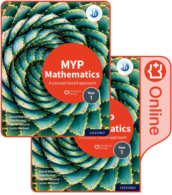 MYP Mathematics 1: Print and Online Course Book Pack | Varios autores | 9780198356257 (OXFORD) Imagen principal del producto