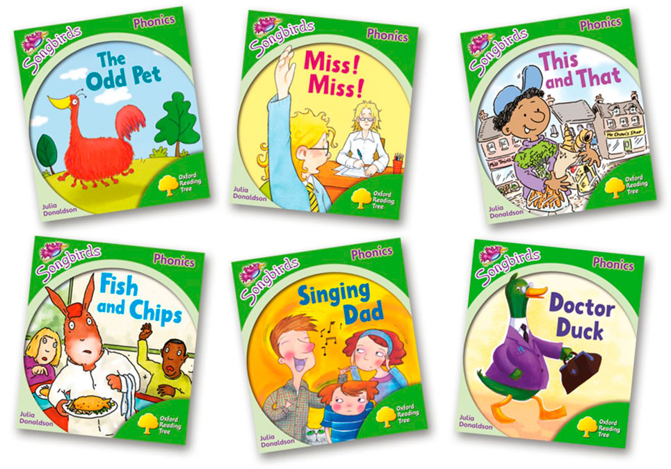 Oxford Reading Tree Songbirds Phonics Level 2: Mixed Pack of 6. Varios Autores (Oxford University Press España, S.A.) 9780198388081 Imagen principal del producto