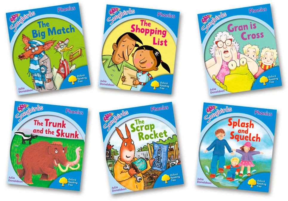 Oxford Reading Tree Songbirds Phonics Level 3: Mixed Pack of 6. Varios Autores (Oxford University Press España, S.A.) 9780198388265 Imagen principal del producto
