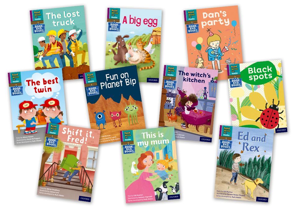Read Write Inc - Phonics Set 2 Purple Book Bag Books Pack of 10 | Varios autores | 9780198420088 (OXFORD) Imagen principal del producto